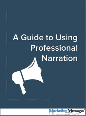 Using Professional Narration